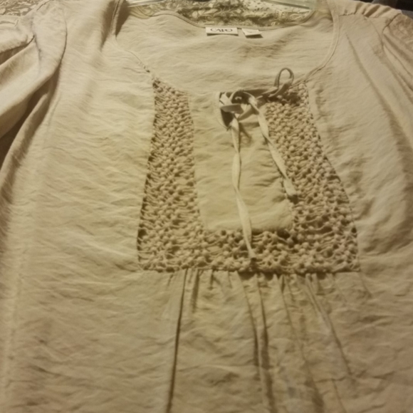 Cato Bmbroidered front chest blouse - Picture 6 of 8